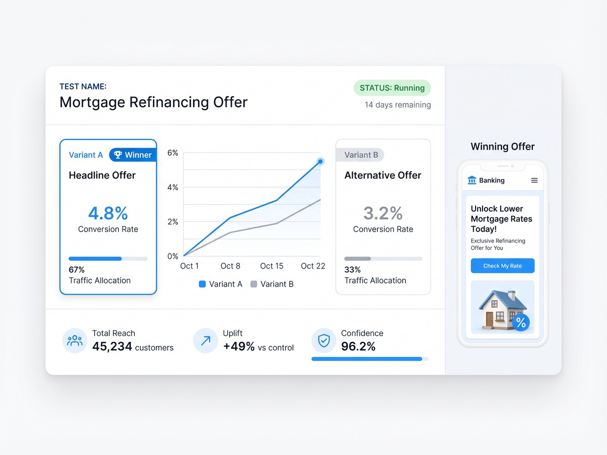 ACCELERAID Mobile Channel — personalised mobile banking experience with A/B testing