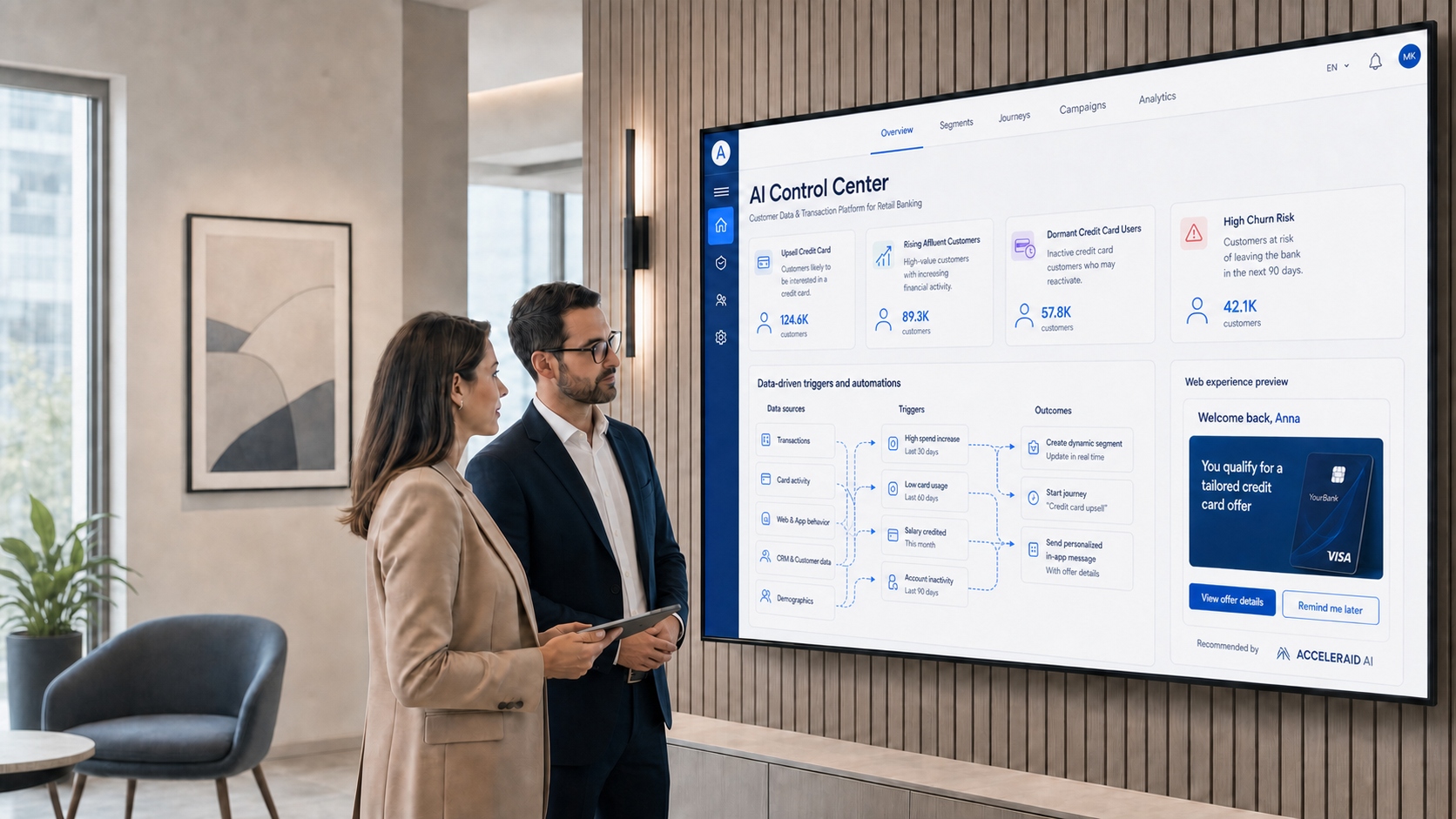 Credit Card Issuer AI Platform — ACCELERAID CLM und Prediction Engine für Kreditkartenanbieter