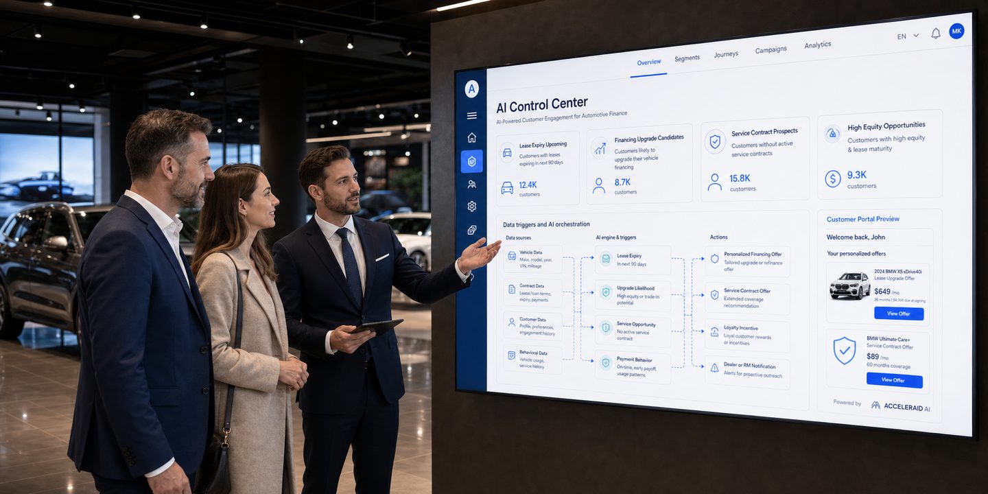 Automotive Financial Services — KI- & Datenplattform von ACCELERAID