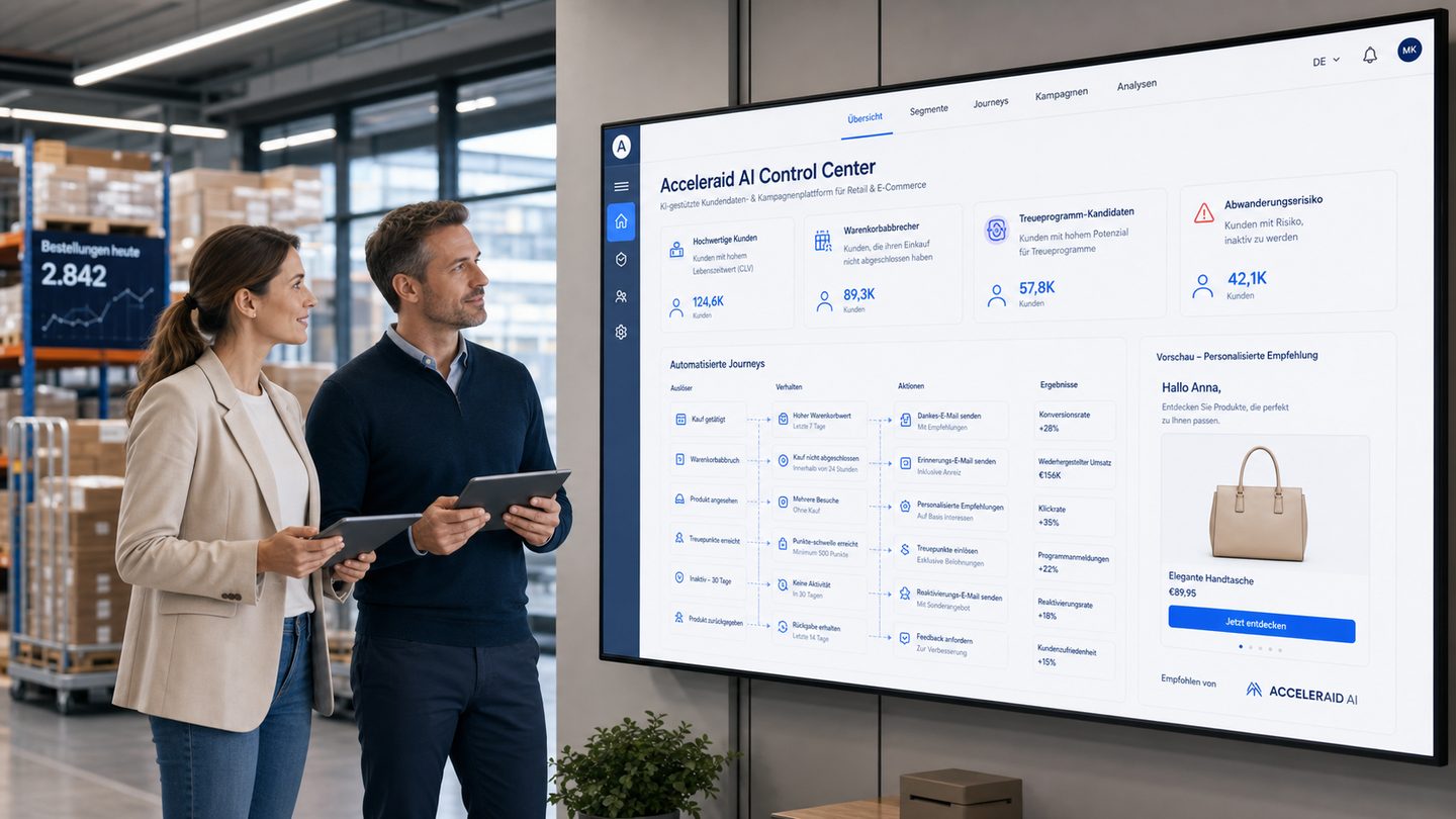 Retail & E-Commerce — ACCELERAID KI- und Datenplattform