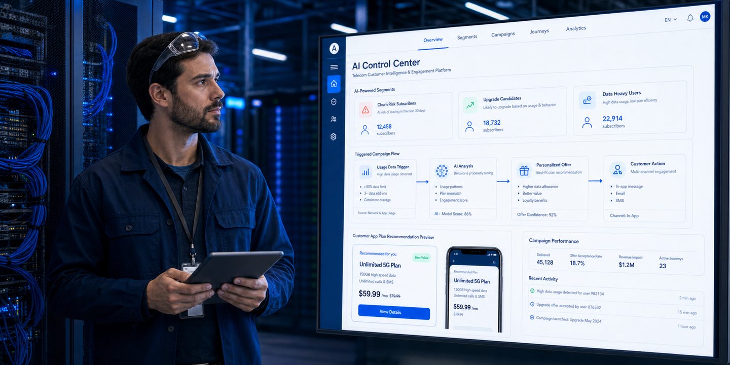 Telekommunikation — ACCELERAID KI- & Datenplattform
